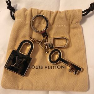 Louis Vuitton Lock and Key Bag Charm